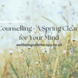 Counselling — A Spring Clean for Your Mind