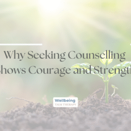 Small plant shooting through the soil in soft sunlight