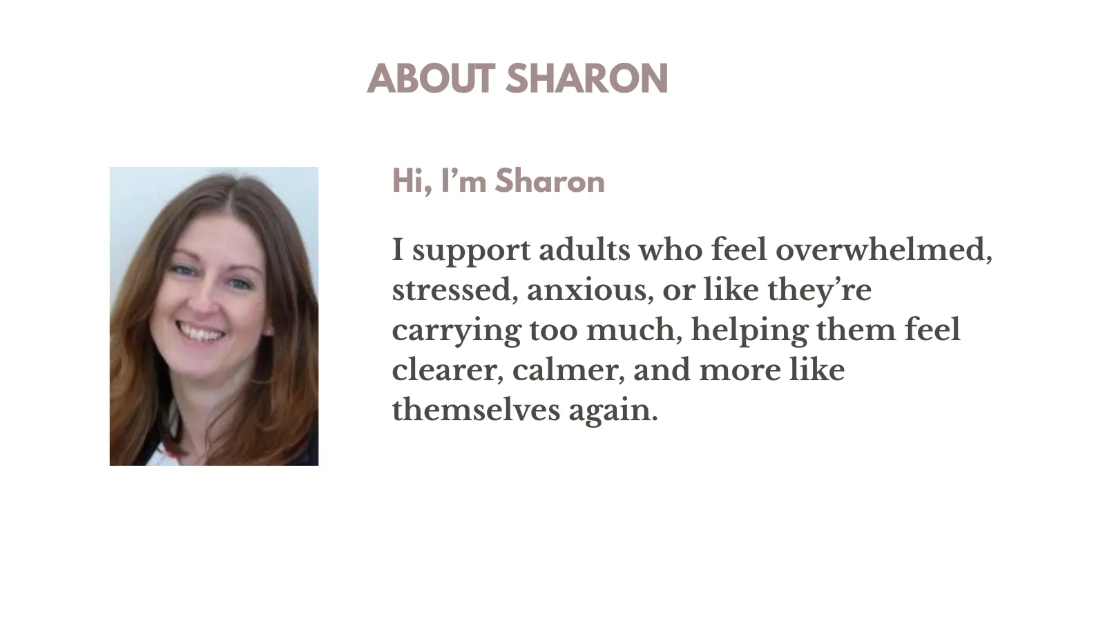 Sharon Ratcliff, online counsellor based in Lincolnshire, supporting adults experiencing overwhelm, stress and anxiety