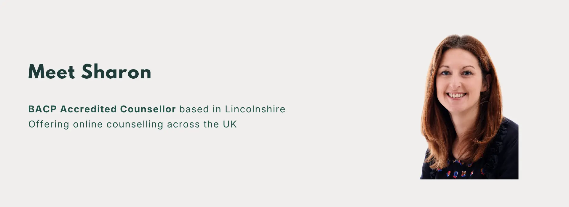 Sharon Ratcliff, BACP Accredited Counsellor based in Lincolnshire