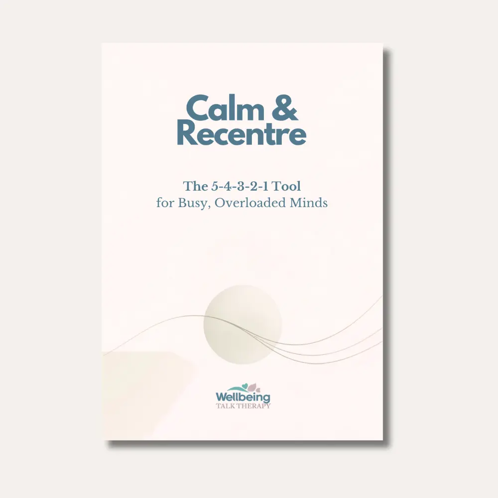 Calm & Recentre: The 5-4-3-2-1 Tool for Busy, Overloaded Minds — free guide
